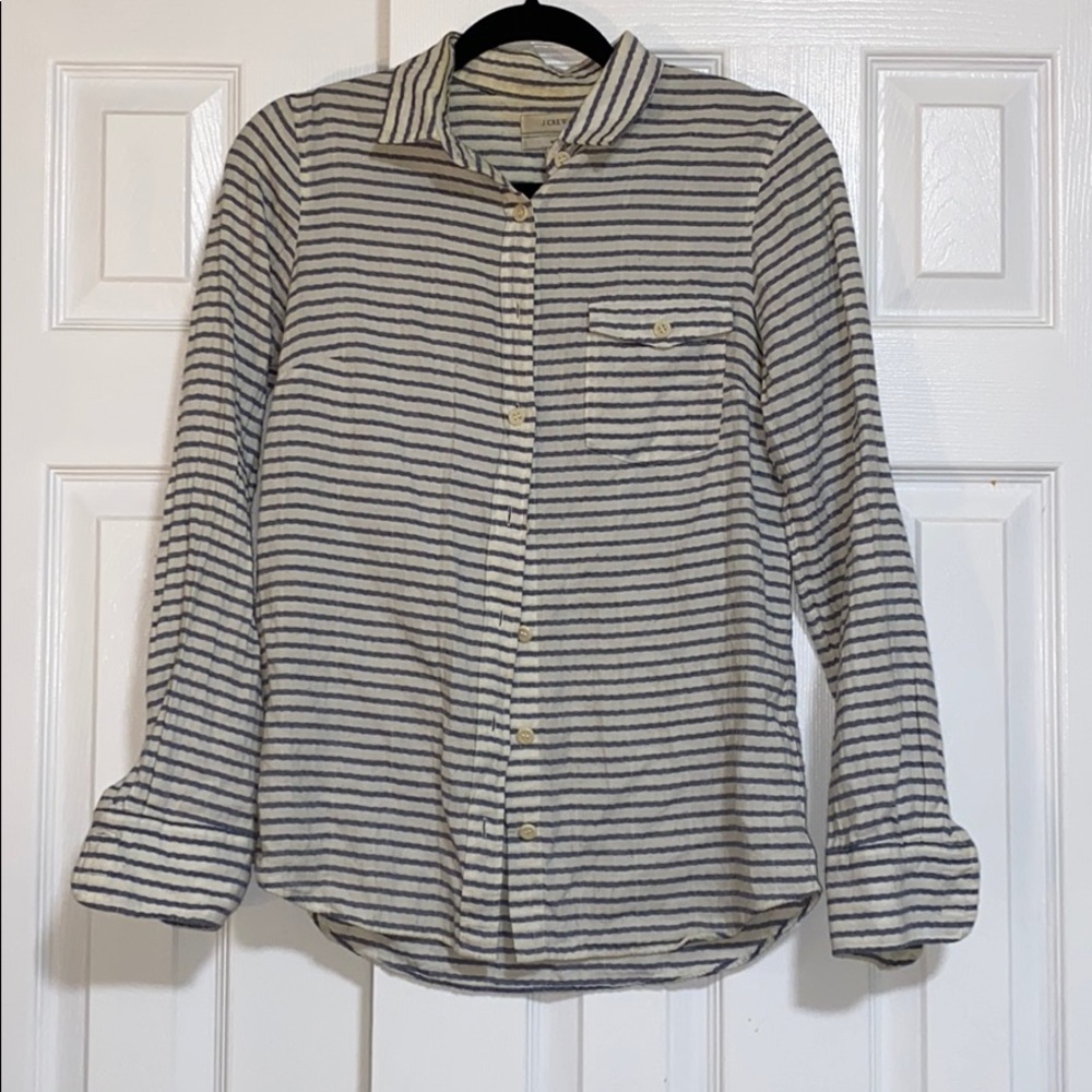 Jcrew Striped Boy Shirt - Picture 2 of 4